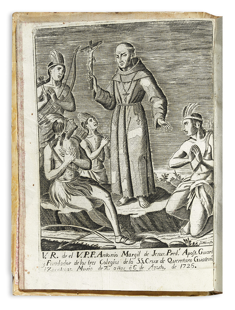 (MEXICO--1737.) Espinosa, Isidro Félix de. El peregrino septentrional atlante . . . vida del venerable Padre F. Antonio Margil.